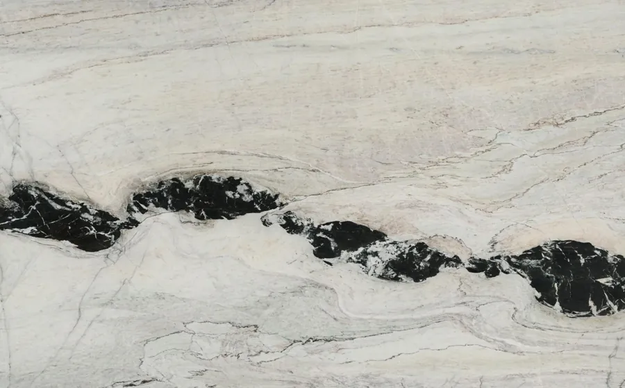 Persian Panda Crystal Polished slab code 4590 — Iranian natural stone, Veltora Stone Oman